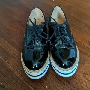 Platform wingtip shoes 6